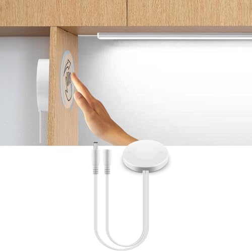 AIMENGTE LED Dimmer, Touch Sensor Dimmer Schalter 12V-24V 60W, mit 1m Kabel Hand Sweep Sensor Drahtlose Steuerung, für LED Leuchtmittel dimmbare Dimmschalter für Holz, Stein, Glas usw von AIMENGTE