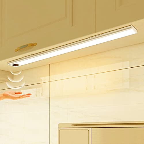 AIMENGTE Unterbauleuchte Küche Led Nachtlicht Mit Bewegungsmelder Sensor,Natural weiß 2800K-3500K,Led Lichtleiste Mit Usb ​Schrankleuchten Sensor Licht Für Schrank, Schrank(40CM,Natural White) von AIMENGTE