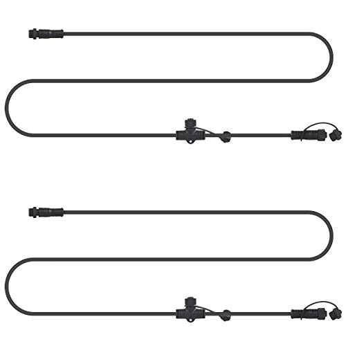 AIMHEIM 2er-Set 3M LED Gartenstrahler Verlüngerungskabel, 1in-2out Außenleuchte Verbindungskabel, IP68 Wasserdicht Gartenbeleuchtung Verlängerungskabel Gartenleuchte AIMHEIM 2er-Set 3M LED Gartenstrahler Verlüngerungskabel, 1in-2out Außenleuchte Verbindungskabel, IP68 Wasserdicht Gartenbeleuchtung Verlängerungskabel Gartenleuchte von AIMHEIM