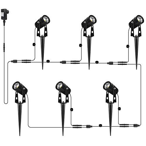 AIMHEIM 6er-Set LED Strahler mit Erdspieß, 3W Gartenstrahler mit Stecker, 2160LM, Warmweiß Gartenleuchte Außenleuchte IP65 Wasserdicht Wegbeleuchtung LED Gartenbeleuchtung für Außen, Wand, Baum, Rasen AIMHEIM 6er-Set LED Strahler mit Erdspieß, 3W Gartenstrahler mit Stecker, 2160LM, Warmweiß Gartenleuchte Außenleuchte IP65 Wasserdicht Wegbeleuchtung LED Gartenbeleuchtung für Außen, Wand, Baum, Rasen von AIMHEIM
