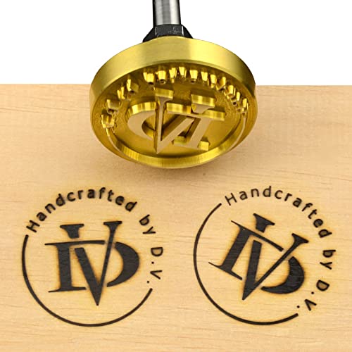 Custom Logo Holz Branding Eisen Wärmestempel für Holzarbeiter und Handwerker, handgefertigt von Design (7.6x7.6cm) von AIMOADO