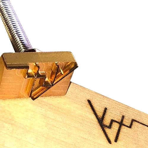 Benutzerdefinierte Logo Branding Eisen Kit für Holzbearbeitung Personalisierte Brennen Stempel für Branding Eisen (2,5 x 2,5 cm) von AIMOADO