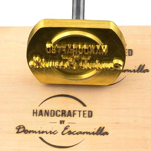Custom Business Logo Branding Eisen für Holz, benutzerdefinierter Holzbrennstempel für Holzarbeiter, Lederhandwerker (8.9cmx8.9cm) von AIMOADO