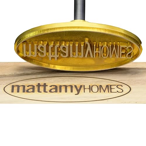 Custom Wood Branding Iron Durable Wood Leather Branding Iron with Custom Branding Iron Stamp Design Including Handle for Woodworkers (1.5"x1.5") von AIMOADO