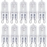 10er-Pack G9-Halogen-Mikrowellenlampen, 230 V, 25 W [Energieklasse G] von AIMOONSA