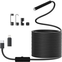 1920 HD Snake Inspection Endoskopkamera mit 8 LEDs Keine WiFi-Rohrinspektionskamera für Android und iOS5M von AIMOONSA