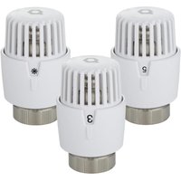 1x Heizkörperthermostat mit Serie - präziser Thermostatkopf mit integriertem Fühler, Frostschutz und vielseitiger Einstellung für Gewindeventile M30 von AIMOONSA