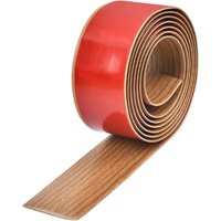 2 m x 5 cm selbstklebendes Übergangsprofil, graue Schwellenübergangsleiste aus Holz, Bodenbelagsleiste zum Abdecken von Lücken zwischen Laminat, von AIMOONSA
