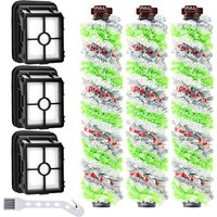 3er-Pack Ersatzfilter und 3er-Pack Haustier-Bürstenrollen für Bissell Crosswave 3-in-1-Mehrzweckstaubsauger für Bissell CrossWave 1866 1785 2052 1713 von AIMOONSA