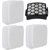 6/4er-Pack Filter kompatibel mit Shark LA300 NV602UK NV702UKT für Mellbree Staubsauger, 6/4er-Pack (B) von AIMOONSA