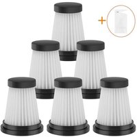 6er-Pack Ersatz-HEPA-Filter für kabellose Staubsauger, für Moosoo K12 K12 Pro K13, für Genius Invictus One 1.0 X7 / 2.0, für Foxnovo 13KPA 6er-Pack Ersatz-HEPA-Filter für kabellose Staubsauger, für Moosoo K12 K12 Pro K13, für Genius Invictus One 1.0 X7 / 2.0, für Foxnovo 13KPA von AIMOONSA
