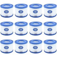 Aimoonsa - 8er-Pack Pool-Filterkartuschen Typ vi für Bestway, Größe 6-58323 von AIMOONSA