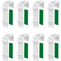 8er Set lange Klemmträger für Klemmfix Doppelrollos zum Befestigen und Kleben ohne Bohren als Zubehör oder Ersatzteil zum Aufhängen an PVC-Fenster, 8er Set lange Klemmträger für Klemmfix Doppelrollos zum Befestigen und Kleben ohne Bohren als Zubehör oder Ersatzteil zum Aufhängen an PVC-Fenster, von AIMOONSA