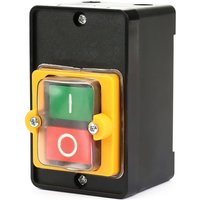 AC220V/380V-Tastenschalter, wasserdichter Netzschalter mit Gehäuseschalter, Steuerknopf mit Unterschalen-Maschinenschalter - AIMOONSA AC220V/380V-Tastenschalter, wasserdichter Netzschalter mit Gehäuseschalter, Steuerknopf mit Unterschalen-Maschinenschalter - AIMOONSA von AIMOONSA