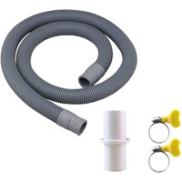 Ablaufschlauchverlängerung für Waschmaschine, Geschirrspülerschlauch, universelles Ablaufschlauch-Set mit 1 Schlauchanschluss und 2 Schlauchschellen Ablaufschlauchverlängerung für Waschmaschine, Geschirrspülerschlauch, universelles Ablaufschlauch-Set mit 1 Schlauchanschluss und 2 Schlauchschellen von AIMOONSA