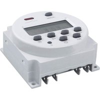 CN101 12 V DC/AC Digital Timer, LCD Programmierbarer Zeitrelaisschalter für Steckdosen Weiß-AIMOONSA von AIMOONSA
