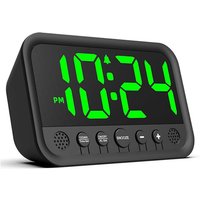 Digitaler Wecker mit grüner LED-Anzeige fürs Schlafzimmer, lauter Wecker für Langschläfer, Plug-in-Wecker mit einstellbarer Lautstärke, Helligkeit, Digitaler Wecker mit grüner LED-Anzeige fürs Schlafzimmer, lauter Wecker für Langschläfer, Plug-in-Wecker mit einstellbarer Lautstärke, Helligkeit, von AIMOONSA