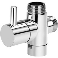 Duschumstellventile, Duschwasserverteiler, Duschhahn, Dreiwege-Wasserverteilungsventil, Duschkopfschalter, 1/2-Anschlusskonverter Duschumstellventile, Duschwasserverteiler, Duschhahn, Dreiwege-Wasserverteilungsventil, Duschkopfschalter, 1/2-Anschlusskonverter von AIMOONSA