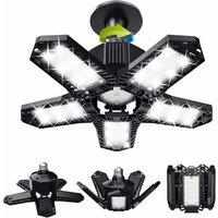 Garagen-LED-Set – 120 W – 12000 lm – Werkstattlampe – verformbare Deckenleuchten – E26/E27-Panels – 1 Lampe, Garagen-LED-Set – 120 W – 12000 lm – Werkstattlampe – verformbare Deckenleuchten – E26/E27-Panels – 1 Lampe, von AIMOONSA