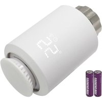 Heizkörper-Thermostatkopf, programmierbares angeschlossenes Thermostatventil, Heizkörperthermostat kompatibel mit Alexa, Smart Life APP-Steuerung, von AIMOONSA