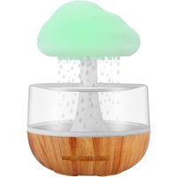 Luftbefeuchter mit Regenlampe, Regenwolken-Luftbefeuchter mit 7 farbigen LED-Leuchten, Diffusor für ätherische Öle für Zuhause, Büro, Schlafzimmer, von AIMOONSA