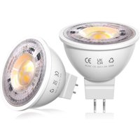 MR16 LED-Lampen Warmweiß 3000 K, GU5.3 LED-Lampen, 12 V LED-Spotlampe, 6 W = 50 W herkömmliche Lampe, 38 ° Winkel, nicht dimmbar, 2er-Pack, von AIMOONSA