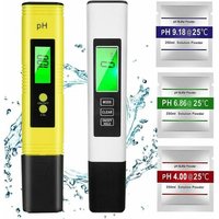 PH-Meter, PH-Messgerät, TDS&EC-Messgerät Temperatur, 4-in-1-PH-Wasserqualitätstester mit LCD-Display, automatischer Kalibrierungstest für Pool, von AIMOONSA