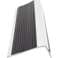 PVC-Stufenprofil, selbstklebendes Stufenprofil, L-förmige Struktur, einfach zu installieren, 50 x 20 mm, geeignet für runde Stufen, geeignet für von AIMOONSA