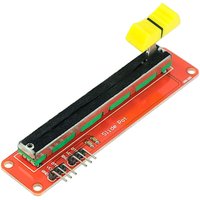 Schiebepotentiometer mit Drehknopf, 10 kΩ Widerstand, 10 kΩ Schiebepotentiometer mit analogem Ausgang, für Arduino von AIMOONSA