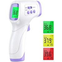 Stirnthermometer für Erwachsene, Infrarot-Stirnthermometer, 2-in-1-Berührungsloses Thermometer für Babys und Erwachsene, Infrarot-Thermometer mit von AIMOONSA