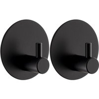 Stück selbstklebende Wandhaken, Badezimmerhaken, runde Haken, 304 Edelstahl, Küchenhandtuchhalter, kein Bohren, mit Klebepad, selbstklebender Stück selbstklebende Wandhaken, Badezimmerhaken, runde Haken, 304 Edelstahl, Küchenhandtuchhalter, kein Bohren, mit Klebepad, selbstklebender von AIMOONSA