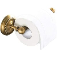 Toilettenpapierhalter aus antikem Messing zur Wandmontage, Retro-Badezimmerrollenhalter, Toilettenpapierrollenhalter mit Handyhalter – AIMOONSA von AIMOONSA