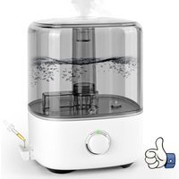 Top-Fill Luftbefeuchter 5L 28dB Leise Ultraschall Baby Luftbefeuchter Top-Fill für Babys und Pflanzen Raumluftbefeuchter mit 360° Düse Automatische Top-Fill Luftbefeuchter 5L 28dB Leise Ultraschall Baby Luftbefeuchter Top-Fill für Babys und Pflanzen Raumluftbefeuchter mit 360° Düse Automatische von AIMOONSA