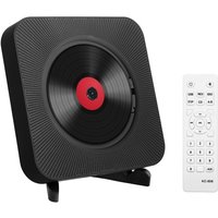 Tragbarer Desktop-CD-Player mit Bluetooth – Kpop-Musik-CD-Player mit zwei integrierten HiFi-Lautsprechern, multifunktionaler Wand-CD-Player mit von AIMOONSA