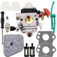 Vergaser-Kit für Sthil FS87 FS90 FS100 FS110 FS130 HL95 HL100 HT100 HT101 KM90 KM100 KM110 SP90 Fadenschneider 4180-120-0610, Ersatz mit von AIMOONSA