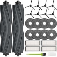 Zubehör für Dreame L10s Ultra / L10s Pro / L10 Ultra Ersatzteile für Xiaomi X10 Plus Staubsauger 2 Hauptbürsten 8 Reinigungstücher 4 Filter 8 von AIMOONSA