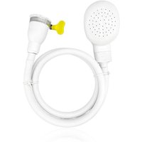 x weißer Duschkopf für Haustiere – Handbrause – mit Schlauch von AIMOONSA