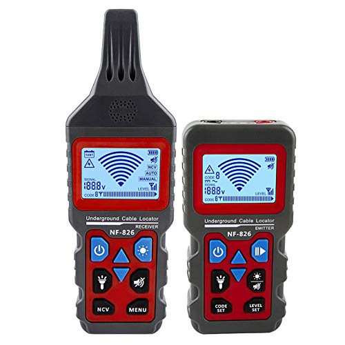 NF-826 Unterirdischer Kabelortung-Pipeline-Detektor Professioneller Wire Tracker Kabelleitung Fehler erkennen Empfindlichkeit einstellbar NF-826 Unterirdischer Kabelortung-Pipeline-Detektor Professioneller Wire Tracker Kabelleitung Fehler erkennen Empfindlichkeit einstellbar von AIMOTEK