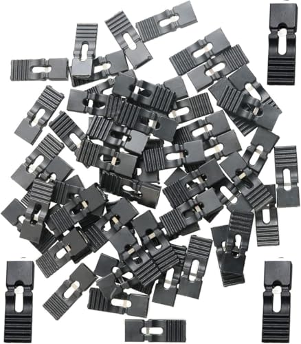 50 Stück 2,54 mm Schwarz Langgriff Jumper Caps Standard Leiterplatte Jumper Cap Shunts Short Circuit Connection Pin Blocks von AIMPGSTL