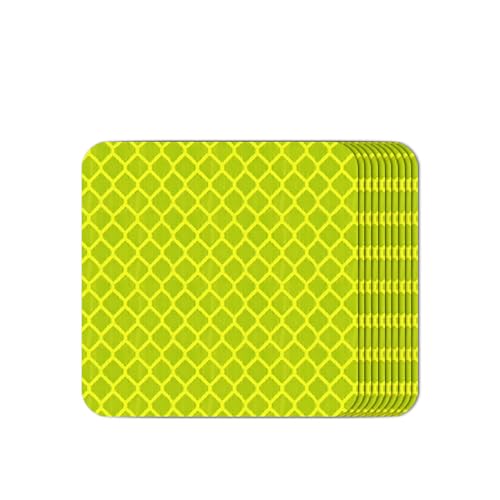 AIMQIAD 10PCS Auto Reflektierende Aufkleber Bunte Sichere Warnstreifen Anti Kollision Warnung Aufkleber, Kompatibel für Benz A-Class W169 W176 W177,C1-Green von AIMQIAD