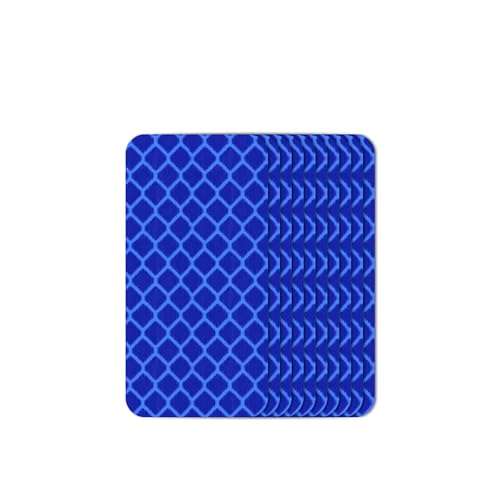 AIMQIAD 10PCS Auto Reflektierende Aufkleber Bunte Sichere Warnstreifen Anti Kollision Warnung Aufkleber, Kompatibel für Benz E-Class W211 W212 W213 W214,B4-Blue von AIMQIAD