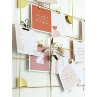 Vision Board Kit, Inspiration Zitat Karten, Positive Affirmation Motivations Card Bundle, Schreibtisch Zubehör, Büro Dekor von AIMStudioCo