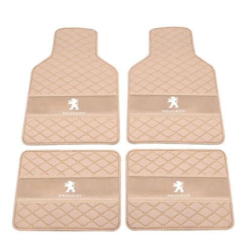 AIMXGBPS Auto Leder Fußmatten Fussmatten für Peugeot 307 CROSS/307 2004-2020 2021 2022 2023 2024 2025 Allwetter Antirutschmatte Anpassen Teppiche Fussmatten Protection Zubehör,Normal-Beigestyle AIMXGBPS Auto Leder Fußmatten Fussmatten für Peugeot 307 CROSS/307 2004-2020 2021 2022 2023 2024 2025 Allwetter Antirutschmatte Anpassen Teppiche Fussmatten Protection Zubehör,Normal-Beigestyle von AIMXGBPS