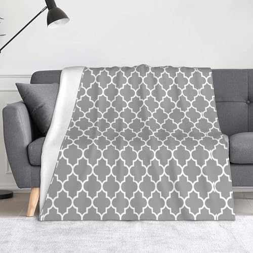Vierpass-Überwurf, 127 x 152 cm, weich, mikropillingresistent, warm, leicht, 127 x 152 cm von AIMeinn