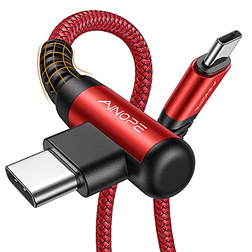AINOPE USB C TO USB C CABLE 60W 2M 2 PACK Red AINOPE USB C TO USB C CABLE 60W 2M 2 PACK Red von AINOPE