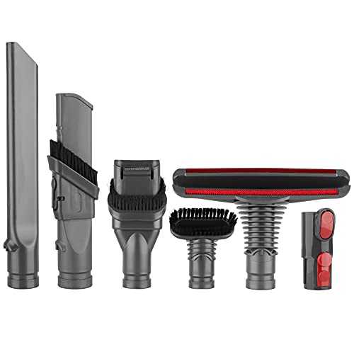 Zubehör-Kit Ersatz für Dyson V8 V7 Staubsauger - Ersatzteile Bürste Düse Bodendüse für Dyson V6 DC19 DC29 DC34 DC33 DC35 DC62 Handstaubsauger zubehör Set (6 in 1) von AINUO
