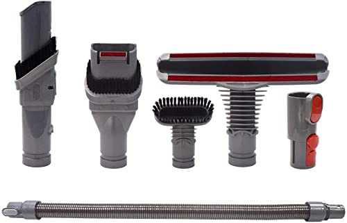 Zubehör-Set Ersatz für Dyson V8 V7 V10 Staubsauger mit Ersatz Staubsaugerschlauch - Ersatzteile Bürste Düse Bodendüse für Dyson V6 DC19 DC29 DC34 DC33 DC35 DC62 Handstaubsauger Zubehör Kit (6 in 1) Zubehör-Set Ersatz für Dyson V8 V7 V10 Staubsauger mit Ersatz Staubsaugerschlauch - Ersatzteile Bürste Düse Bodendüse für Dyson V6 DC19 DC29 DC34 DC33 DC35 DC62 Handstaubsauger Zubehör Kit (6 in 1) von AINUO