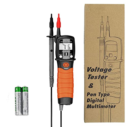 AIOMEST Digital Multimeter in Stiftform, AC DC Spannung 600 V Strom Widerstand 20MΩ Tester Automatischer Diodentest Meter für Elektrische Proble, Kfz-Reparatur, AI-38B von AIOMEST