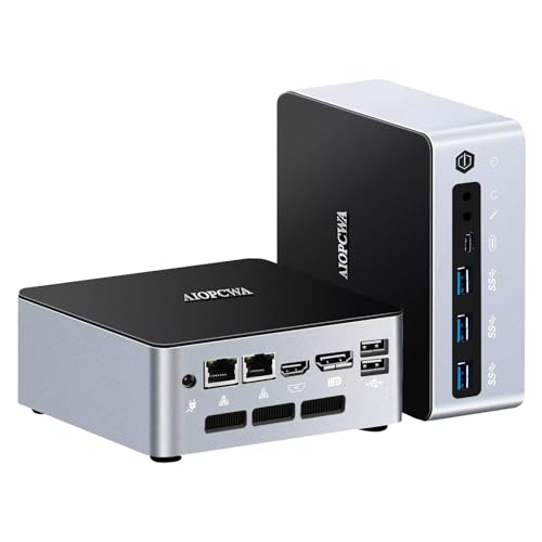AIOPCWA 13th Gen Mini PC DDR5 Core i5 1340P, Windows 11 Pro, 32GB RAM 1TB NVMe SSD, Dual Gigabit LAN Micro Computer, Iris Xe Graphics 3 Display, HD, DP, Type-C, WiFi6/BT5.2 AIOPCWA 13th Gen Mini PC DDR5 Core i5 1340P, Windows 11 Pro, 32GB RAM 1TB NVMe SSD, Dual Gigabit LAN Micro Computer, Iris Xe Graphics 3 Display, HD, DP, Type-C, WiFi6/BT5.2 von AIOPCWA