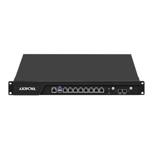 AIOPCWA 1U Firewall Appliance B150 Core i7 7700, 2 x 10Gb SFP+ LAN Firewall Hardware VPN Router PC, DDR4 OPNsense Hardware 19”Rackmount for Homelab Server with VGA, SIM, Barebone AIOPCWA 1U Firewall Appliance B150 Core i7 7700, 2 x 10Gb SFP+ LAN Firewall Hardware VPN Router PC, DDR4 OPNsense Hardware 19”Rackmount for Homelab Server with VGA, SIM, Barebone von AIOPCWA